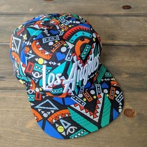 Los Angeles 90s patterned baseball cap